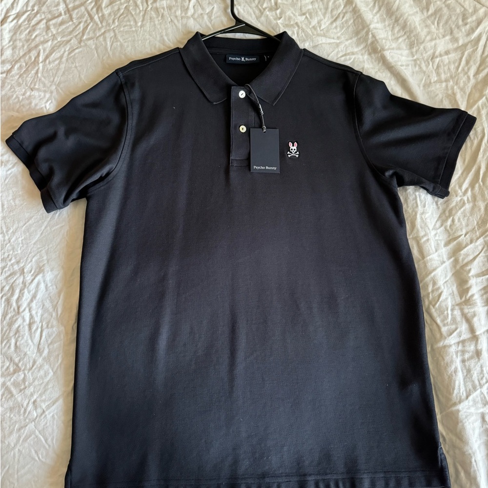 Psycho Bunny Black Polo Shirt